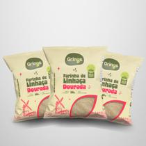 Kit 3x Farinha de Linhaça Dourada 200G Grings