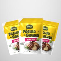 Kit 3x Fécula de Batata Sem Glúten 200g Grings