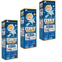 KIT 3X FERRIX (Ferro infantil) 30ml - Flora Nativa