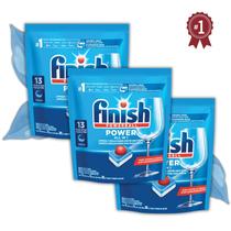 Kit 3x Finish Detergente em Tablete para Lava Louças 13tabs Original Limpeza Profunda Ação Poderosa Kit 3x Finish Detergente em Tablete para Lava Louças 13tabs Original Limpeza Profunda Ação Poderosa
