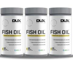 Kit 3x Fish Oil - Ômega 3 - 360 Cápsulas - Dux Nutrition