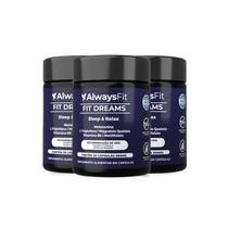 Kit 3x FitDreams Magnésio, LTriptofano, B6 e B9 MetilFolato 30 Cápsulas Kit 3x FitDreams Magnésio, LTriptofano, B6 e B9 MetilFolato 30 Cápsulas