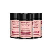 Kit 3x FitHair - Biotina, Zinco, Ferro, Cobre, Cisteína e + Vitaminas - 30 Cápsulas Kit 3x FitHair - Biotina, Zinco, Ferro, Cobre, Cisteína e + Vitaminas - 30 Cápsulas