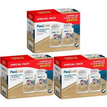 Kit 3X Flexigold Special Pack Herbamed (60 Cáps) Articulações Ossos