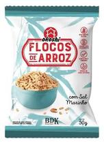 Kit 3X: Flocos de Arroz Integral com Sal Marinho Okoshi 40g