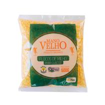 Kit 3X: Flocos De Milho Orgânico Mano Velho 500G