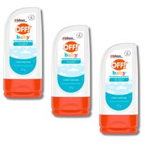 KIT 3X Gel Repelente de Insetos OFF Baby Icaridina 117G A partir 3 Meses Baby Bebê Neném Infantil KIT 3X Gel Repelente de Insetos OFF Baby Icaridina 117G A partir 3 Meses Baby Bebê Neném Infantil