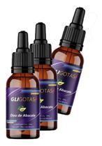 Kit 3X Glico Gotas Suplemento Original Óleo Abacate Gligotas