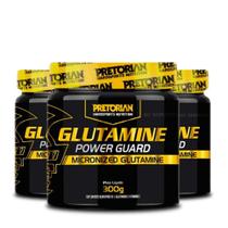 Kit 3x Glutamina Power Guard 300g - Pretorian