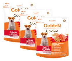 Kit 3x golden cookie ad rp salmao e quinoa 350g Kit 3x golden cookie ad rp salmao e quinoa 350g