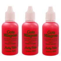 Kit 3x Gotas Milagrosas 30ml Natty Vida