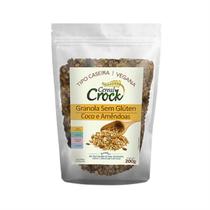 Kit 3X: Granola Aveia/Coco/Amêndoas S/Glúten Leve Crock 200g