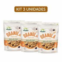 Kit 3X: Granola Tradicional Sem Glúten Vitalin 200G Kit 3X: Granola Tradicional Sem Glúten Vitalin 200G
