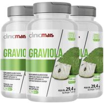 Kit 3X Graviola 60 Cápsulas - Clinicmais