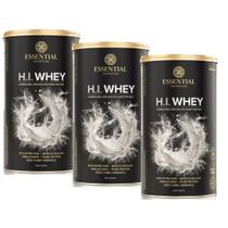 Kit 3x Hi Whey Protein - Sem Sabor - (375g) - Essential Nutrition