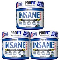 Kit 3X Insane Explosion Extreme Pre-Workout - 200g Uva - ProFit