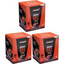 Kit 3X Iron Man Instant Energy Gel - 10 Unidades 30g Açai c/Guaraná - New Millen