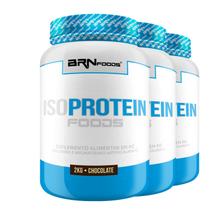 Kit 3x Iso Protein Foods 2kg BRNFOODS
