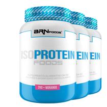 Kit 3x Iso Protein Foods 2kg BRNFOODS