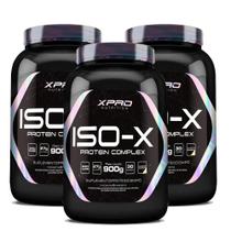 Kit 3x Iso - X Protein 900g - Xpro Nutrition
