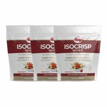 Kit 3X: Isocrisp Whey Protein em Crispies Crocantes Sabor Neutro Vitafor 240g Kit 3X: Isocrisp Whey Protein em Crispies Crocantes Sabor Neutro Vitafor 240g
