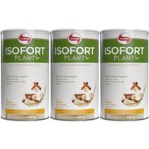 Kit 3X Isofort Plant - 450g Banana Com Canela - Vitafor