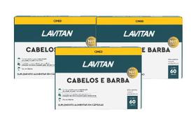 Kit 3x Lavitan Cabelos E Barba 60 Cápsulas - Cimed