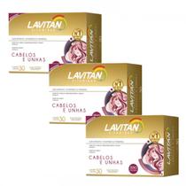 Kit 3X Lavitan Hair 30 Cápsulas Vitamina Força Cabelos Unhas - Cimed