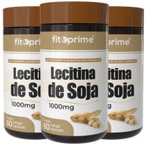Kit 3x Lecitina Fosfatidilcolina Ácido Alfa-linolênico 60cap