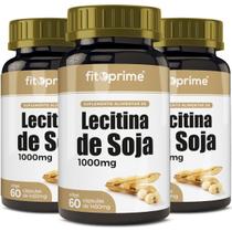 Kit 3x Lecitina Fosfatidilcolina Ácido Alfa-linolênico 60cap