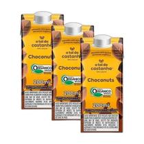Kit 3X: Leite Vegetal Choconuts Orgânico A Tal Da Castanha