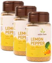 Kit 3X: Lemon Pepper Estar Bem 90G