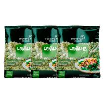 Kit 3X: Lentilha Verde Sem Glúten Reserva Mundi 500G