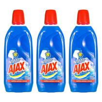 Kit 3x Limpadores Limpeza Pesada Fresh Blue 500ml
