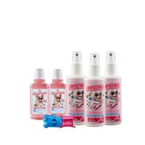 Kit 3x Limpatinha + 2x Xô Bafinho + 1x Kit Higiene + 1x Comedouro Bebedouro