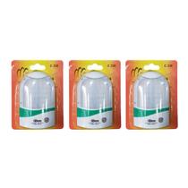 Kit 3x Luz Noturna C/ Sensor Tomada Bivolt Quarto Corredor - Like Home