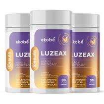 Kit 3x LUZEAX Visão e Proteção EKOBÉ 30 Cápsulas Kit 3x LUZEAX Visão e Proteção EKOBÉ 30 Cápsulas