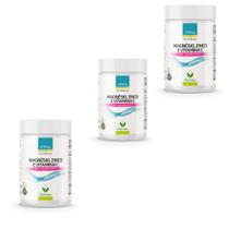 Kit 3x Magnésio, Zinco e Vitamina C, 670mg 3x90 cápsulas - Vital Natus Kit 3x Magnésio, Zinco e Vitamina C, 670mg 3x90 cápsulas - Vital Natus