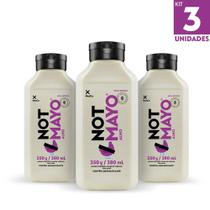 Kit 3x Maionese Vegetal NotCo NotMayo Alho Squeeze 350g