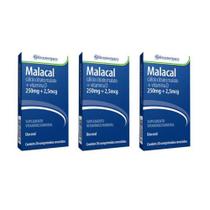 kit 3x Malacal 250/2,905 Mg 30 Cp Calcio+Vit D3 Brasterapica