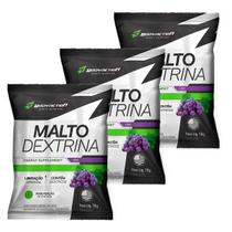 Kit 3X Malto Dextrin - 1000g Refil Uva - BodyAction Kit 3X Malto Dextrin - 1000g Refil Uva - BodyAction