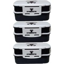 Kit 3X Marmiteira Preta - OtimaNutri Kit 3X Marmiteira Preta - OtimaNutri