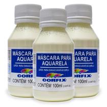 Kit 3x Mascara para Aquarela 100ml Corfix