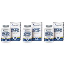 Kit 3x Minerais Quelatos Cobre Ferro Magnésio Manganês Zinco 60 Caps Flora Nativa Kit 3x Minerais Quelatos Cobre Ferro Magnésio Manganês Zinco 60 Caps Flora Nativa