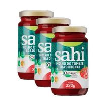 Kit 3X: Molho De Tomate Tradicional Orgânico Sahi 330G Kit 3X: Molho De Tomate Tradicional Orgânico Sahi 330G