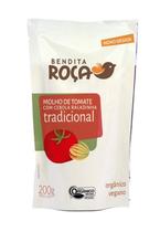 Kit 3X: Molho Tomate Tradicional Orgânico Bendita Roça 200G
