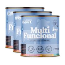 Kit 3X Multi Funcional 8 Em 1 Suplemento Alimentar Cães - Buddy Nutrition