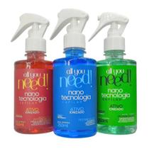 Kit 3x Nanotecnologia Capilar 250ml Mirai Cosmeticos ativo Ionizado All You Need