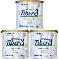 Kit 3X Natural Fiber 3 - 200g - Nutrata Kit 3X Natural Fiber 3 - 200g - Nutrata