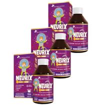 Kit 3x Neurix (B12, Ferro,Metilfolato e Magnésio) 150ml Sabor Uva FNB